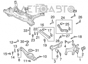 Rear right axle Hyundai Elantra AD 17-20 sport