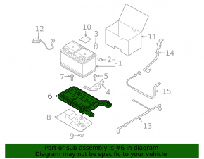 Battery tray VW Tiguan 18-