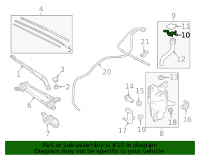 Toyota Rav4 13-18 Windscreen Washer Reservoir Neck Bracket