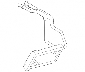 Heater radiator for Lexus GS300 GS350 GS430 GS450h 06-11