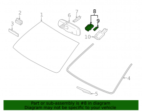 Rain sensor Lexus LS460 LS600h 07-12
