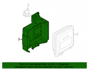 Homelink Garage Remote Control Module Bracket Audi A4 B9 17-25