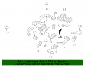 Air temperature sensor in the cabin Mercedes GLS-class X166 13-19