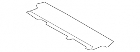 Lower radiator deflector Lincoln MKX 16-18 3.7