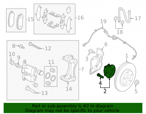 Front left hub Mazda CX-50 23-25