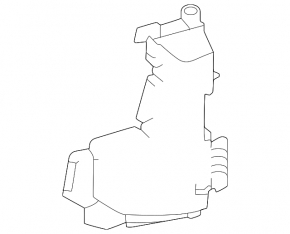 Radiator deflector right Lexus TX350 TX500h 24-26 46114