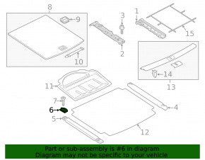 Audi A6 C8 19- Trunk Hooks