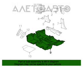 Jeep Patriot 11-13 Black Floor Covering