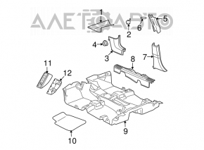 Jeep Patriot 11-13 Black Floor Covering