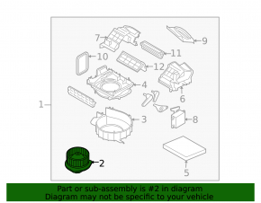 Motor heater fan Nissan Altima 13-18