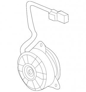 Left Cooling Fan Motor for Honda CRZ 11-16