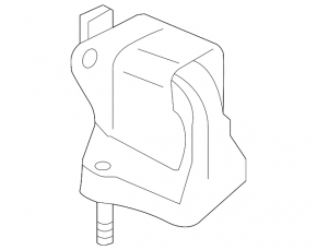 Engine mount left lower Honda Accord 13-17 3.5 automatic transmission