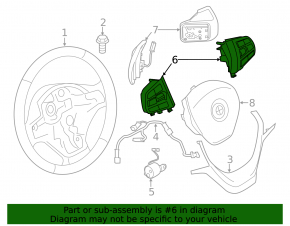 Steering wheel controls BMW 3 F30 12-18 Sport