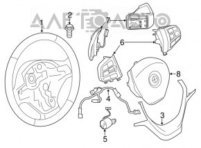 Steering wheel controls BMW 3 F30 12-18 Sport