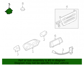 Projection on the windshield of BMW X5 F15 14-18