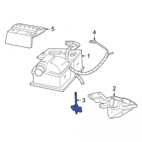 Battery mount Ford Mustang mk6 15-