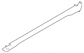 Left threshold Nissan Rogue 14-16