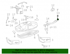 Fuel filler cap Toyota Corolla e12 02-06 5d