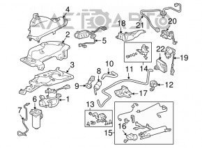 Body height sensor front right Lexus RX300 RX330 RX350 04-09