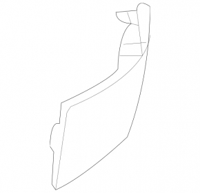 Right rear bumper reflector for Mercedes X164 GL