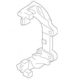 Front right brake caliper bracket for Ford Escape MK3 13-19 AWD