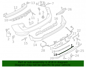 Lincoln MKC 15-19 Lower Tailgate Foot Open Sensor