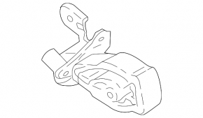 Rear engine mount for Ford Ecosport 18-22 2.0 without bracket