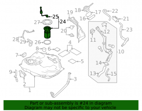 Fuel pump for Mazda3 MPS 09-13