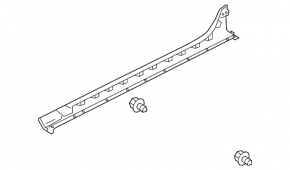 Right threshold for Jaguar XE 17-20