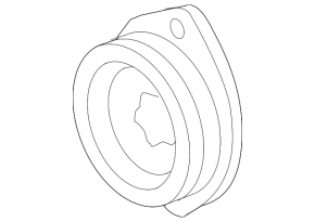 Speaker rear left Chevrolet Volt 11-15 bose dented