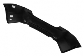 Rear bumper bare Chevrolet Impala 14-20 black, dented, scratches, broken fasteners
