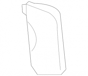 Rear Bumper Reflector Left Honda Civic X FC 16-21 4d
