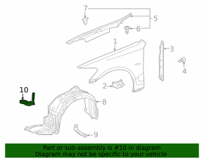 Brake Cooling Duct Left Lexus GS350 GS450h 08-11