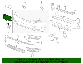Frame for VW Passat b7 12-15 USA