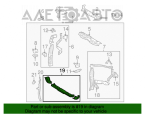 Lexus RX350 RX450h 10-15" Lower TV Bar