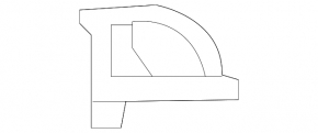 Bracket fog light right Honda CRV 17-19