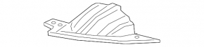 Rear bumper guard right Honda Civic X FC 16-21 4d