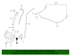 Honda Accord 13-17 Windscreen Washer Motor Seal