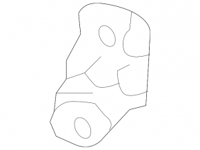 Left headlight bracket for Toyota Land Cruiser 08-21 rest.