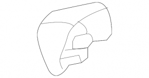 Front right outer handle cap for Hyundai Santa FE Sport 13-18