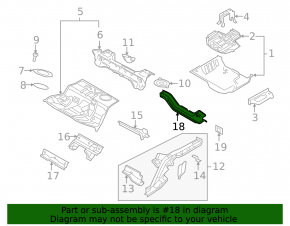 Audi A4 B8 08-16 sedan rear panel, 3 parts, on the body, blue