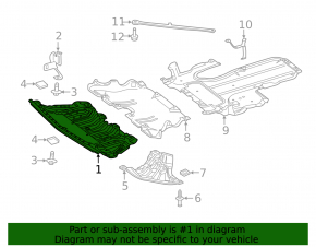 Front bumper central protection Mercedes W213 E 300/350/400/450 17-23 RWD
