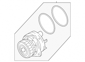 Nissan Murano 2007-2007 Water Pump