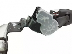 Seat belt 3 row rear right Ford Explorer 16-19 black