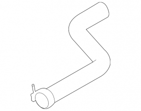 Left exhaust pipe Ford Mustang mk6 15-17 5.0