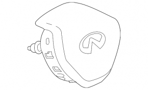 Airbag in the steering wheel driver's Infiniti QX50 19-
