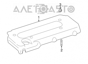 Toyota Camry v40 2.4 Engine Cover
