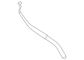 Right wiper arm for Nissan Rogue 14-20