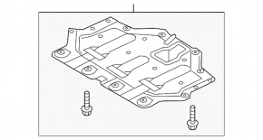Engine protection Hyundai Sonata 16-17 hybrid