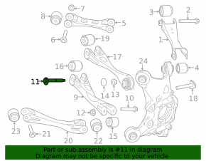 BMW i3 camber bolt 14-21